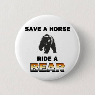 Rette ein Pferd Button