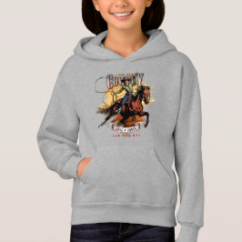 Rette ein Pferd; Reite einen Cowboy | Kinder Hoodie