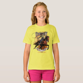 Rette ein Pferd; Reite einen Cowboy | Kinder T-Shirt