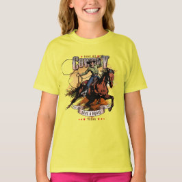 Rette ein Pferd; Reite einen Cowboy | Kinder T-Shirt