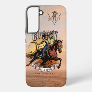 Rette ein Pferd; Reite einen Cowboy Samsung Galaxy Hülle