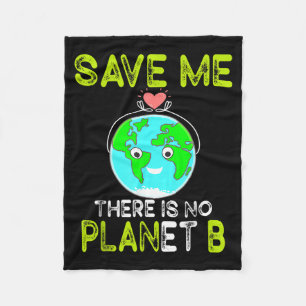 Rette Mich Es Gibt Keinen Planeten B Liebe Erde Fleecedecke