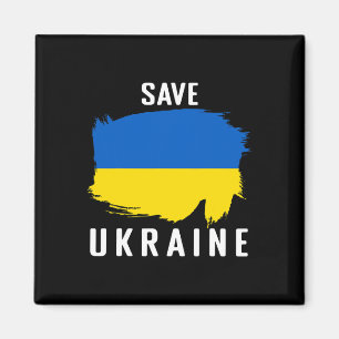 Rette Ukraine T-Shirt Ein Ukrainisches T-Shirt 1 Magnet