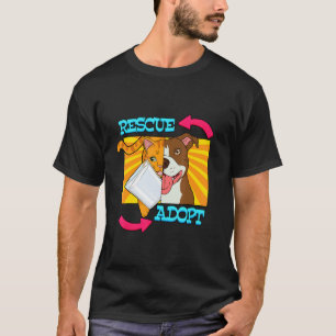 Retten Adoptieren Katzen Hunde Tierrettung T-Shirt