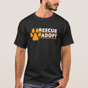 Retten Adoptieren Sie Tiere Liebe Katzen Hunde Pf T-Shirt