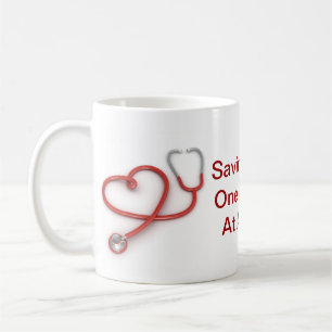 Retten der Leben-Krankenschwester-Tasse Kaffeetasse