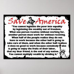 Retten Sie Amerika! Poster