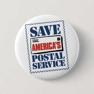 Retten Sie Amerikas Postservice Button