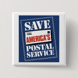 Retten Sie Amerikas Postservice Button