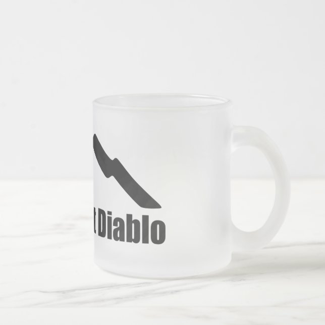 Retten Sie Berg-Diablo-Trinkbehälter Mattglastasse (Rechts)