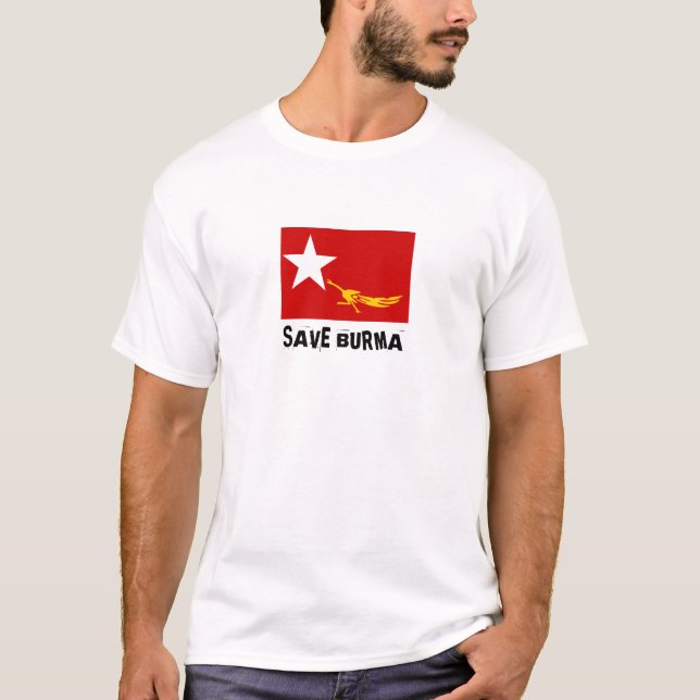 RETTEN SIE BIRMA T-Shirt (Vorderseite)