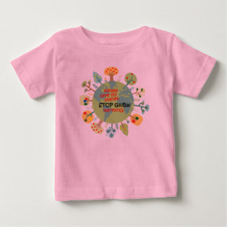 Retten Sie bitte meinen Planeten. Stoppen Sie Baby T-shirt