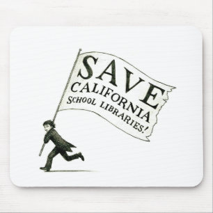Retten Sie CA-Schulbibliotheks-Waren Mousepad