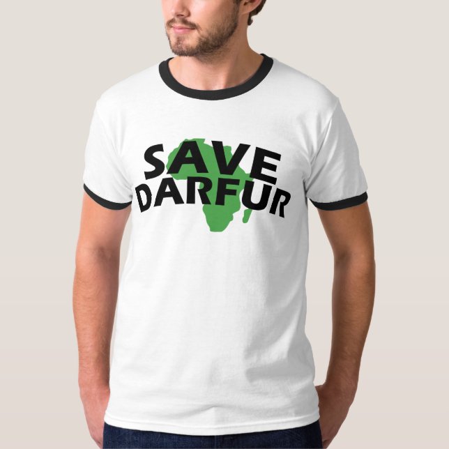 Retten Sie Darfur T-Shirt (Vorderseite)