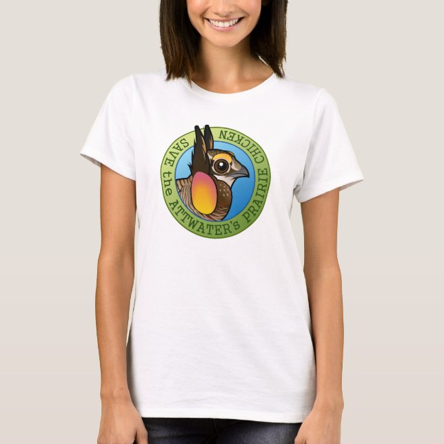 Retten Sie das des Attwaters Grasland-Huhn T-Shirt (Vorderseite)