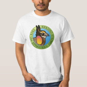 Retten Sie das des Attwaters Grasland-Huhn T-Shirt