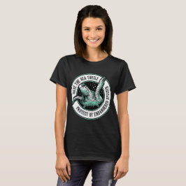 Retten Sie das Seeschildkröte-Shirt gefährdete T-Shirt