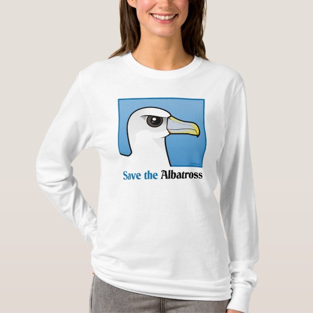 Retten Sie den Albatros (Porträt) T-Shirt (Vorderseite)