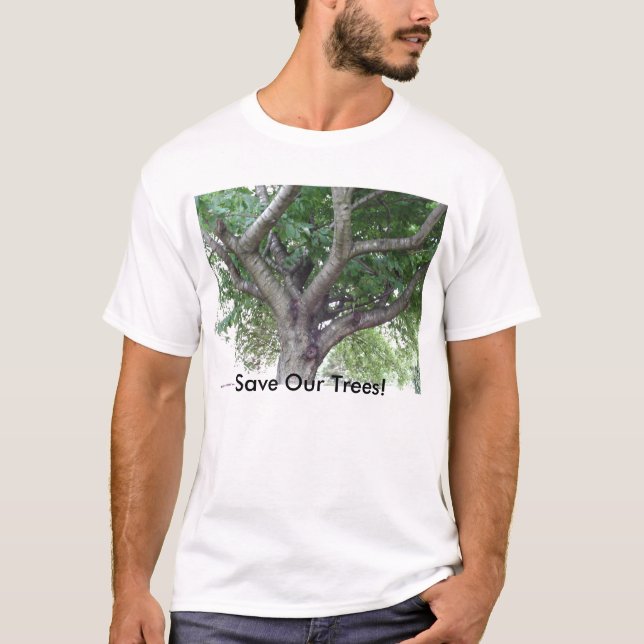 Retten Sie den Baum-T - Shirt (Vorderseite)