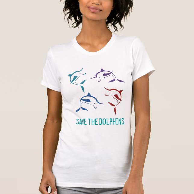 Retten Sie den Delphinen Shirt (Vorderseite)