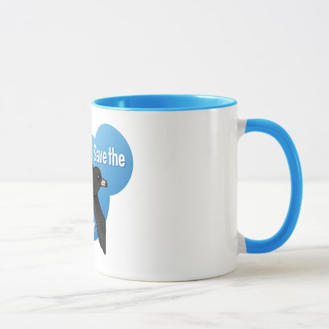 Retten Sie den Fleisch-füßigen Sturmtaucher Tasse (Rechts)