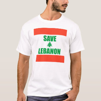 Retten Sie den Libanon T-Shirt