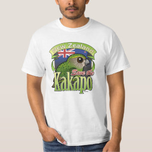 Retten Sie den NeuseelandKakapo T-Shirt