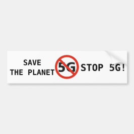 Retten Sie den Planeten, stoppen Sie Autoaufkleber