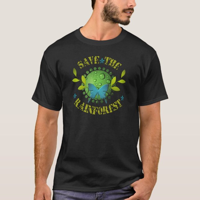 Retten Sie den Regenwald T-Shirt (Vorderseite)