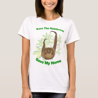 Retten Sie den RegenwaldSloth T-Shirt