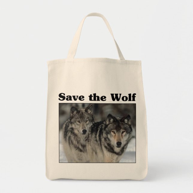 Retten Sie den Wolf Tragetasche (Vorne)