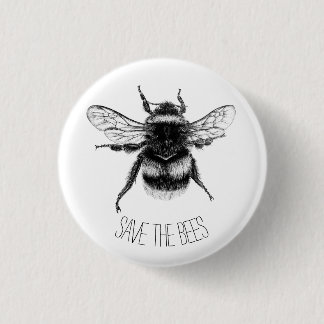 Retten Sie die Bienen Button