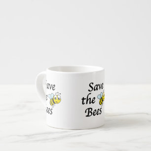 Retten Sie die Bienen Espressotasse