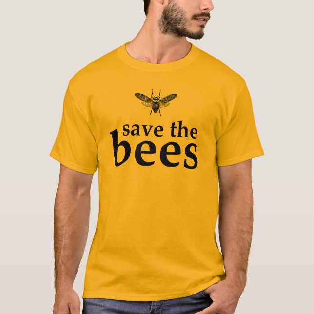 Retten Sie die Bienen! T-Shirt (Vorderseite)