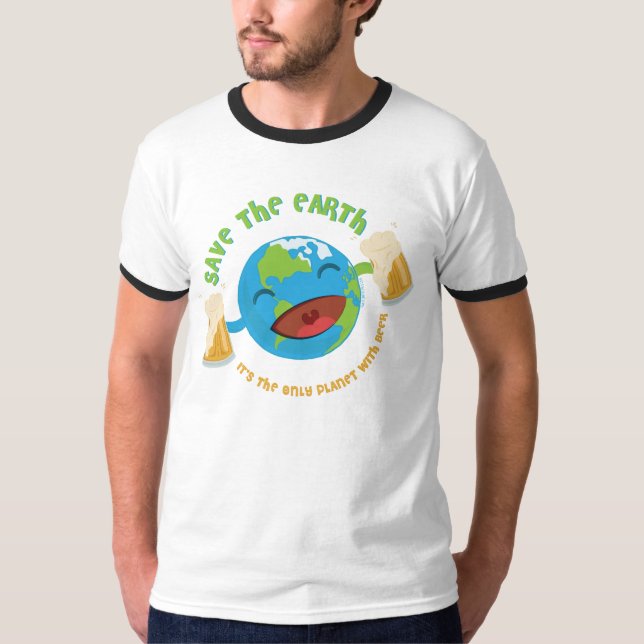 Retten Sie die Erde T-Shirt (Vorderseite)