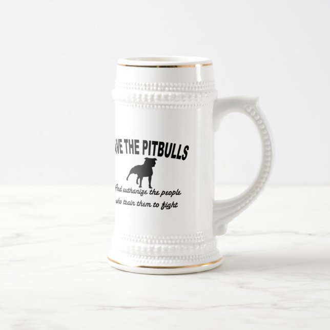 Retten Sie die Gruben Bierglas (Rechts)