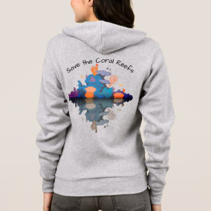 Retten Sie die Korallenriffe Hoodie