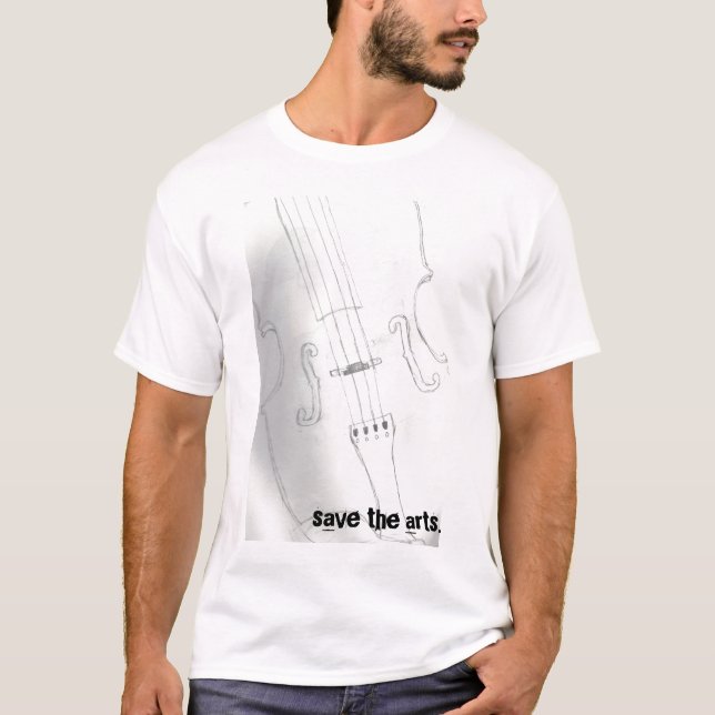 Retten Sie die Künste T-Shirt (Vorderseite)