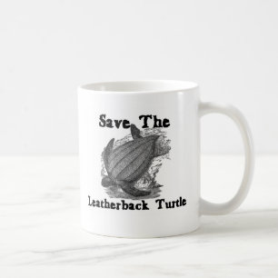Retten Sie die Leatherbackschildkröte Kaffeetasse