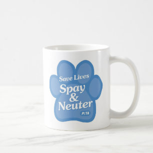 Retten Sie die Leben, Spay u. neutralisieren Sie Kaffeetasse