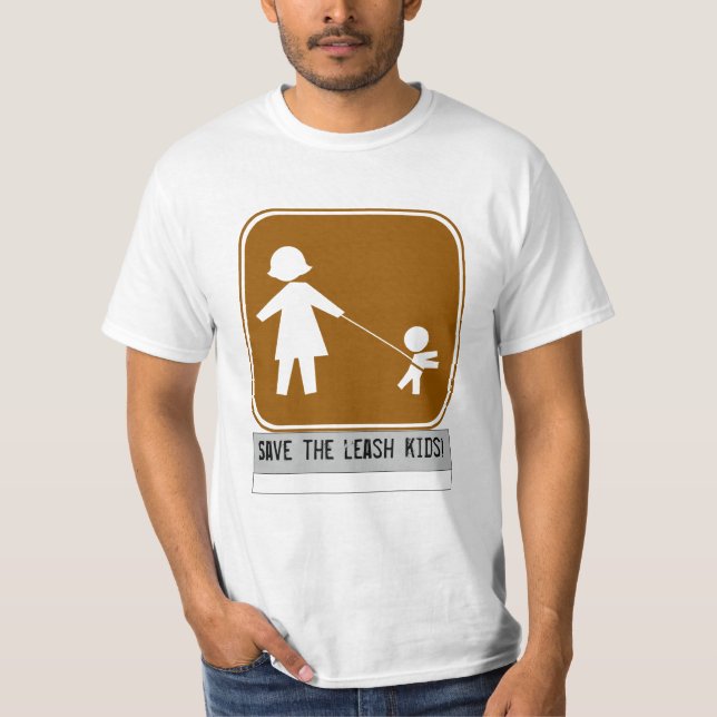 Retten Sie die Leinekinder! T-Shirt (Vorderseite)