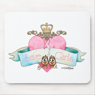 Retten Sie die Mädchen - geben Sie einen Schrei Mousepad