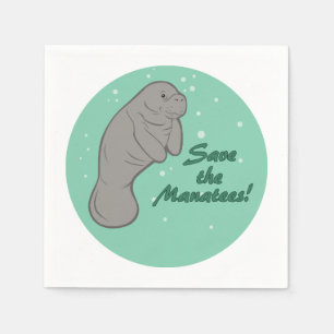 Retten Sie die Manatis! Serviette