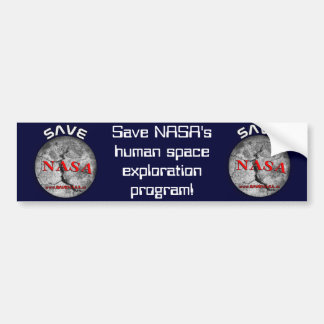 Retten Sie die NASA! Autoaufkleber