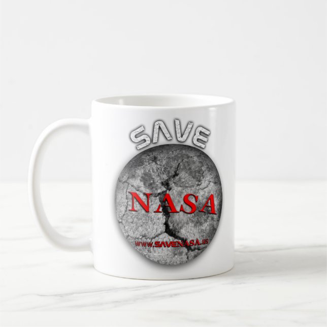 Retten Sie die NASA! Tasse (Links)
