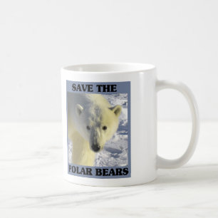 Retten Sie die polaren Bären Kaffeetasse