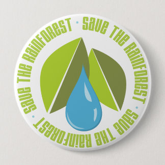Retten Sie die Regenwald-ErdtagesT-Shirts und Button