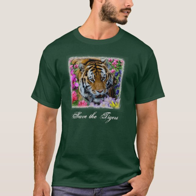 Retten Sie die Tiger T-Shirt (Vorderseite)