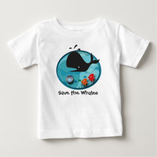 Retten Sie die Wale Baby T-shirt