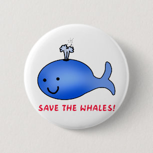 Retten Sie die Wale! Button
